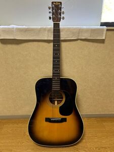 【中古品】PRO Martinプロ　マーティンアコースティックギター w-200s ピック付き