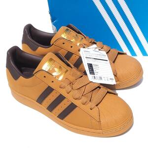 デッド!! US 11 / 29cm 新品 限定 2023年 adidas SUPERSTAR スーパースター ブラウン ウイート 天然皮革