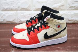 新品 定価14850円　22.5㎝ NIKE ナイキ　AIR JORDAN 1 MID SD (GS) エアジョーダン1 ミッド　GS