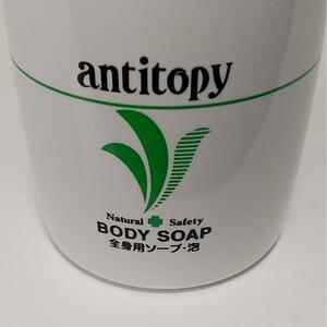 アンチトピー 全身用 ソープ 泡 500ml 日本オリーブ 液漏れあり