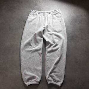 GQ1290◇SSZ x AH x LOS ANGELES APPAREL : 14oz SWEAT PANTS◇XXL◇グレー スウェットパンツ