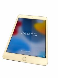 A10911 極美品 1円～Apple iPad mini4 MK772J/A A1550 128GB Wi-Fi + Cellular docomo ドコモ 動作品 中古