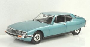 ノレブ【1/18 シトロエン SM 1971】NOREV Citroen プラティーヌブルー ケース内展示品 美品 本体のみ箱類無 丁重に梱包発送