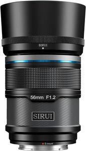 SIRUI Sniper 56mmオートフォーカスレンズ、F1.2広角APS-CカメラレンズA5 A6 A7 FX A9 ZV-E/X/Zシリーズ (E/X/Zマウント選択可) ブラック