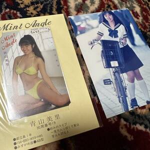 【未使用 生写真セット】 テレカ 50度数 mintangle 青山美里