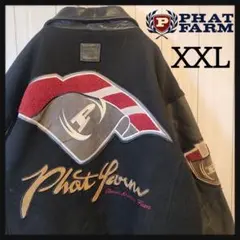 【激レア】PHAT FARM ファットファーム レザー切替スタジャン