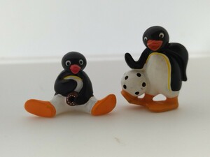 PINGU　ピングー　フィギュア　置物　置き物　飾り　ミニチュア　ぴんぐー　傷汚れあり　小物　アニメ　キャラクター　サッカー　ドーナツ