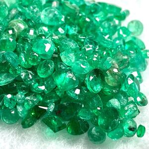 1円〜!!小粒!!［天然エメラルドおまとめ21ct］j 約4.2g ルース 裸石 宝石 ジュエリー jewelry emerald ベリル w3マ38