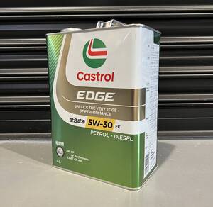 カストロール エッジ 5W-30 FE 4L×1缶 API/SP GF-6A CF Performance 全合成油 CASTROL EDGE 4輪車ガソリン/ディーゼルエンジン両用