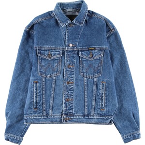 古着 ラングラー Wrangler AUTHENTIC WESTERN デニムジャケット Gジャン メンズS /eaa435041