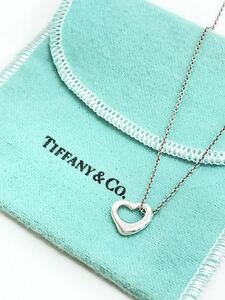 ♪ TIFFANY＆Co ティファニー エルサペレッティ オープンハート SV925 ネックレス ペンダント アクセサリー シルバー系 ①