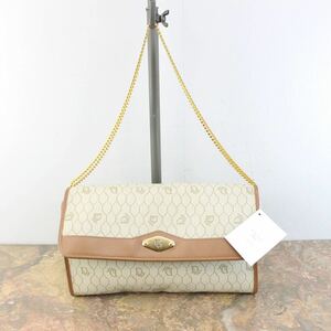 Christian Dior LOGO CHAIN SHOULDER BAG MADE IN FRANCE/クリスチャンディオールロゴチェーンショルダーバッグ