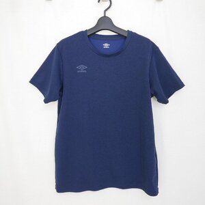 UMBRO アンブロ トレーニング スポーツウェア 杢ワンポイント ドライ半袖 WR ハーフスリーブ Tシャツ NAVY 0 UMUPJA62