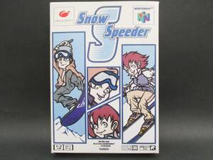 （未使用品）スノースピーダー (Snow Speeder)【イマジニア】【NINTENDO64】