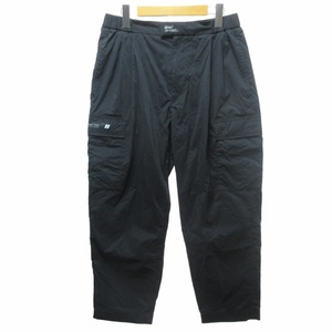 WTAPS 24SS LEZ 6P Trousers 241CWDT-PTM02 ナイロンパンツ カーゴパンツ リップストップ マルチポケット 黒 ブラック 02 約M