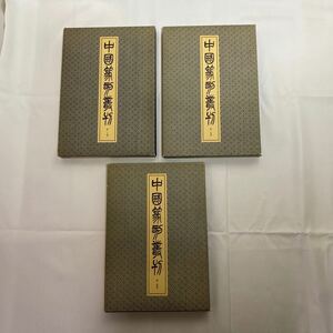 中国篆刻叢刊　第27・29・34巻　計3冊　1冊難あり(外箱破れ) 二玄社　清21・23・28