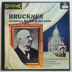 ブルックナー 交響曲5番 クナッパーブッシュ 英CSA2205 初版BB 2LP箱