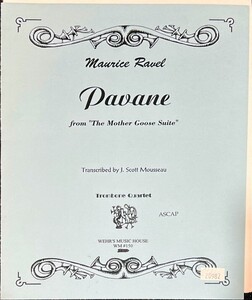 ラヴェル パヴァーヌ (4トロンボーン)輸入楽譜 Maurice Ravel Pavane from The Mother Goose Suite 洋書