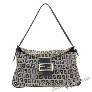 Aランク【フェンディ】ショルダーバッグ/ズッキーノ/ネイビー/2321-26796-018/レディース/FENDI