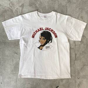 90s 希少 Vintage Michael Jackson ヴィンテージ マイケル ジャクソン 初期 スリラー バンド Tシャツ バンドT THRILLER TEE 古着 サイズ L