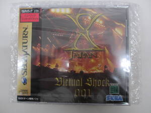 アーティスト祭 ゲーム祭 ① 未開封品 SEGA セガサターン ソフト X Japan Virtual Shock 001 SEGA SATURN 保管品