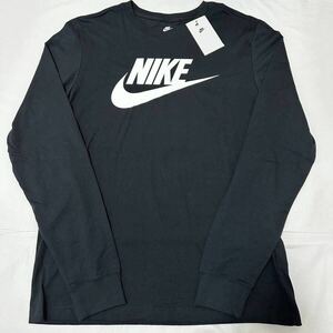 新品　M ナイキ　NIKE　ロングスリーブ　Tシャツ　長袖　ブラック　ロンT C16292-010