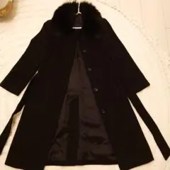 ANAYI　黒カシミヤ　ロングコート