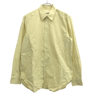 JIL SANDER ジルサンダー 20SS コットンシャツ JSMQ741649 イエロー系 39 ITCZI9LYVU9W