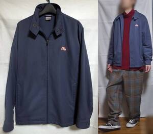 ナイキ ドリズラージャケット スウィングトップ L グレー ジップ ジャケット ヴィンテージ NIKE drizzler jacket vintage used 古着