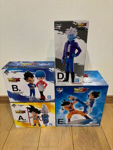 新品未開封 一番くじ ドラゴンボールDAIMA A賞 孫悟空&界王神 B賞 ベジータ&ブルマ D賞 グロリオ E賞 孫悟空&ベジータ フィギュア