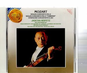 C7655 中古CD モーツァルト：ヴァイオリン協奏曲 第4番&「トルコ風」 ハイフェッツ