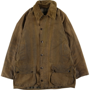 古着 80年代 バブアー Barbour BEAUFORT ビューフォート 2ワラント オイルド ハンティングジャケット 英国製 40in メンズM相当 /eaa502427