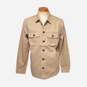 ★SALE★Abercrombie & Fitch/アバクロ★ミリタリーシャツジャケット (Khaki/L)