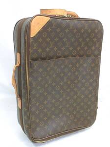 1000円スタート キャリーバッグ LOUIS VUITTON ルイヴィトン ペガス55 モノグラムキャンバス スーツケース ビンテージ 難有 12 L225