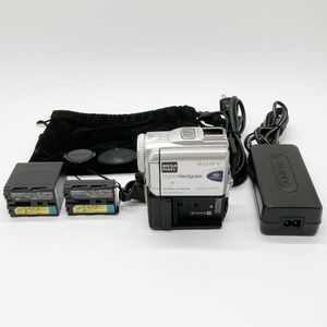 大容量バッテリー付きの極上品■ SONY ソニー DCR-PC101 デジタルビデオカメラ miniDV