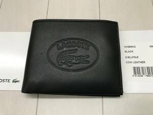 新品☆LACOSTE ラコステ 牛革 札入れ プレゼントに♪