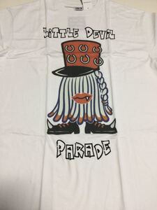 LiSA×SPINNS キャラクタービッグTシャツ(キャラ1体) ホワイト 「LiTTLE DEViL PARADE」 ヴィレッジヴァンガード限定◎長期保管・未着用品