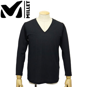 MILLET (ミレー) MIV01884 DRYNAMIC THROUGH V LS ドライナミック スルー V ロングスリーブ MI0260247BLACK-NOIRM