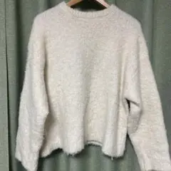 kaoyorinakami backlogo knit バックロゴニット