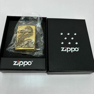 レ) [未使用] Zippo Snake Coil Gold ジッポ　オイルライター　金蛇　赤目　ゴールドライター　スネイク　93000 管理tk 送料520円