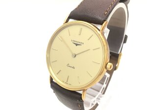 LONGINES ロンジン グランドクラシック クオーツ 18k/750 動作未確認 現状渡し 中古【UW120459】▲