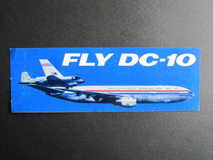 マクダネル ダグラス■FLY DC-10■McDONNELL DOUGLAS■ステッカー