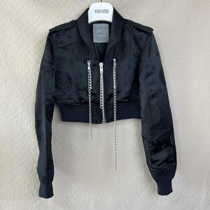 Yohji Yamamoto 08ss Bomber Jackets 刺繍 絹 ヨウジヤマモト シルク ボンバー ジャケット ブラック 黒 1 S