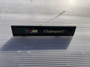 BMW☆BMW☆E36用　CLUB SPORT　モールエンブレム☆未使用　品番51132495560　2個セット