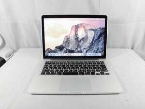 MacBook Pro　Late 2013　(Corei5 2.4GHz、4GB、128GB、13.3型)