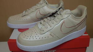 NIKE WMNS COURT VISION LO PRM 薄ベージュ/銅色 ナイキ ウィメンズ コート ビジョン ロウ プレミアム DM0838-200 25.0cm