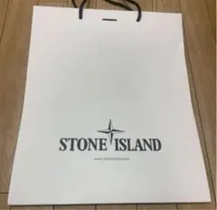 STONE ISLAND ショップ袋 ホワイト