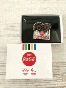 新品 未使用 東京オリンピック 2020 コカコーラ コレクション ピンバッジ 花火