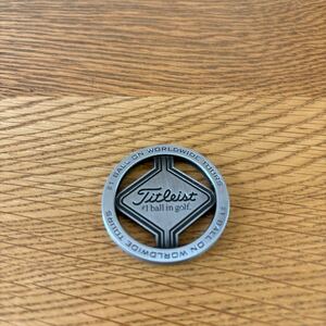 Titleist タイトリスト　ゴルフボールマーカー　艶消シルバーカラー　未使用品　送料込