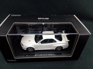 EBBRO 1/43 NISSAN SKYLINE GT-R(R34) VspecII WHITE エブロ